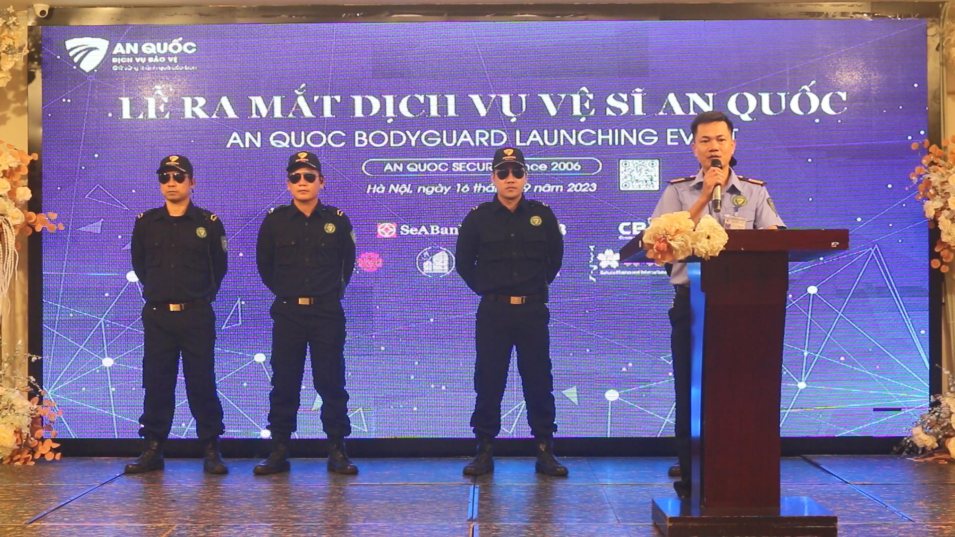 Ông Nguyễn Xuân Thắng, Tổng Giám đốc Công ty TNHH Dịch vụ bảo vệ An Quốc. Ảnh: Hoàng Nam